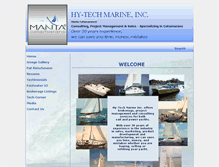 Tablet Screenshot of hy-techmarine.com